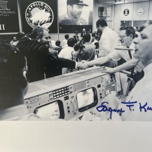 Photo of Flight director Gene Kranz signed photo