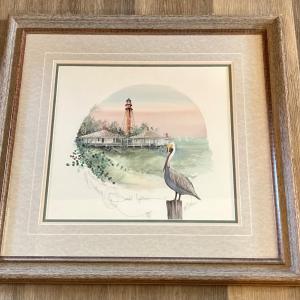 Photo of LOT 81: Signed Wall Hanging - Sanibel Lighthouse