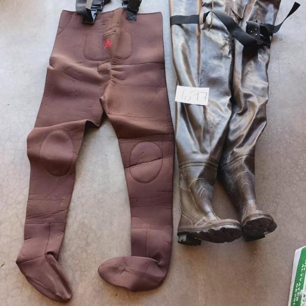 Photo of NEOPRENE AND RUBBER WADERS (L)