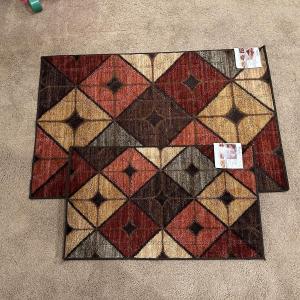 Photo of 2 NEW MAPLES ACCENT RUGS