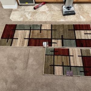 Photo of 2 NEW ALLEN + ROTH ACCENT RUGS