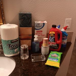 Photo of NEW KLEENEX, BATHROOM CLEANERS, PAPER CUPS, SOFT SOAP AND MORE