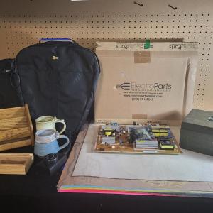 Photo of CASE LOGIC BAGS, CLAY MUGS, CASH BOX AND MORE