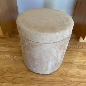 Photo of UPHOLSTERED STOOL/OTTOMAN WITH STORAGE