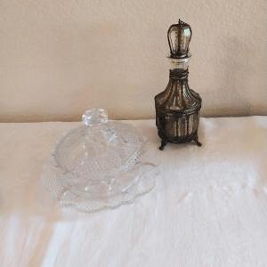Photo of DECORATIVE BOTTLE AND CANDY DISHES