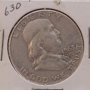 Photo of 1963D Franklin Half-Dollar Circulated (#1)