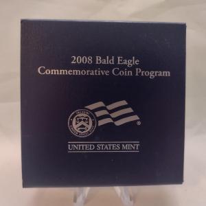 Photo of 2008 U. S. Mint Bald Eagle Commemorative Silver Dollar Proof Coin (#114)