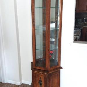 Photo of CURIO CABINET WITH LIGHT