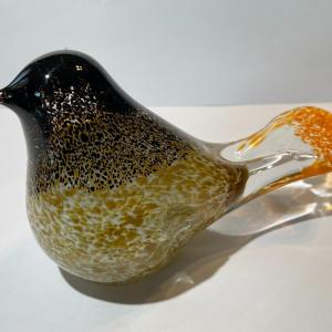 Photo of Vintage Art Glass Bird Figurine in VG Preowned Condition as Pictured.