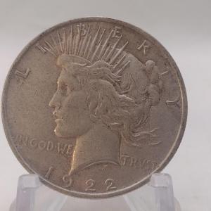 Photo of 1922 U. S. Mint Silver Peace Dollar (#49)