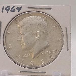 Photo of 1964 U. S. Mint Kennedy Half-Dollar (#46)