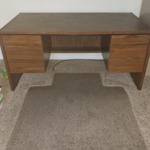 Photo of WOODEN DESK AND CHAIR FLOOR PROTECTER