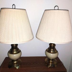 Photo of TWO MATCHING TABLE LAMPS