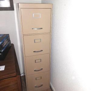 Photo of METAL FOUR DRAWER FILING CABINET