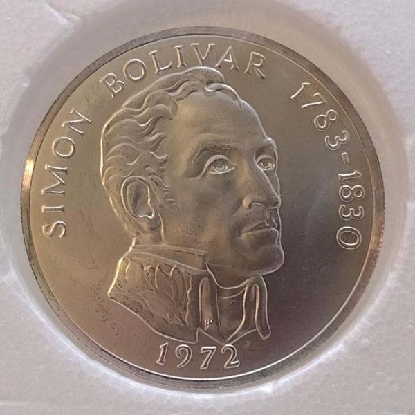 Photo of 1972 Panama 20 Balboas 2000 Grain Sterling Silver .925 Coin Franklin Mint (#191)