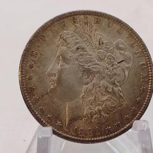 Photo of 1891-S U. S. Mint Mogan Silver Dollar (#284)