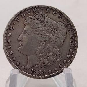 Photo of 1884 U. S. Mint Mogan Silver Dollar (#270)