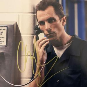 Photo of The Fighter Christian Bale signed movie photo. GFA Authenticated