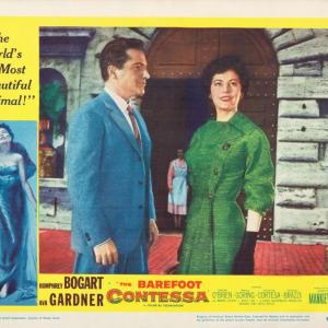 Photo of The Barefoot Contessa 1954 original vintage lobby card