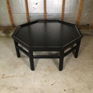 Photo of LOT 3G: Black Octagonal Coffee Table