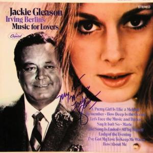 Photo of Jackie Gleason Irving Berlin's Music For Lovers signed album