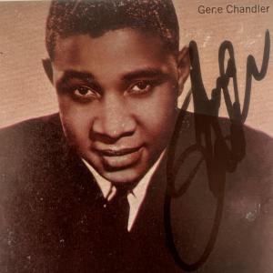 Photo of Gene Chandler signed photo
