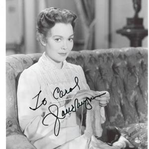 Photo of Jane  (Wyman) Reagan signed movie photo