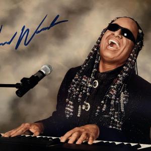 Photo of Stevie Wonder signed photo