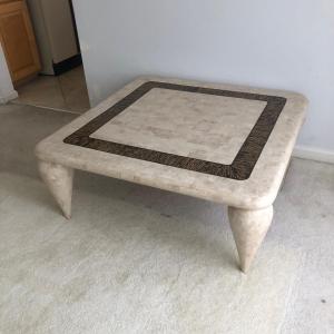 Photo of LOT 36D: Faux Stone / Marble Coffee Table