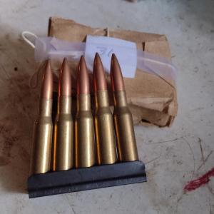 Photo of 762-54 Ammo on Stripper Clips- 75 Rounds