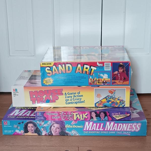 Photo of LOT 103Z: Collection of Vintage Games: Mall Madness, Girl Talk, Mouse Trap & San
