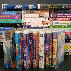 Photo of LOT 110Z: Collection of Vintage VHS Tapes
