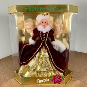 Photo of LOT 23 Y: NIP 1996 Holiday Special Edition Barbie Model # 15648, 1993 Holiday Sp