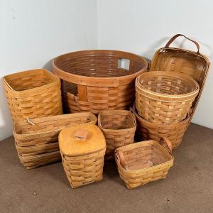 Photo of LOT 50X: Beautiful Assorted Longaberger Basket Collection