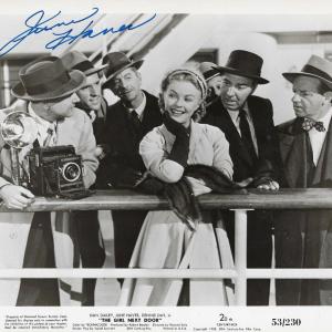 Photo of The Girl Next Door June Haver signed movie photo