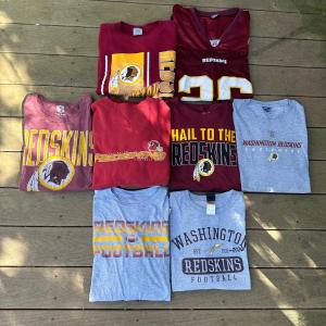 Photo of LOT 54X: New/Vintage Washington Redskins Shirts & Jerseys