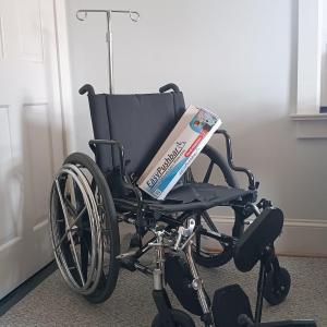 Photo of LOT 81Z: Invacare 9000 XT Wheelchair with Accessories