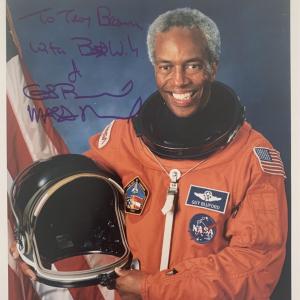 Photo of Astronaut Guion Bluford Jr. signed official NASA p