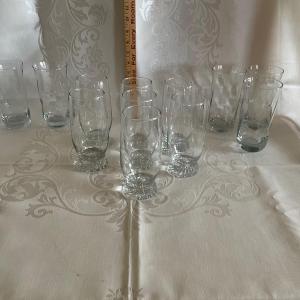 Photo of Lot of 12 water glasses