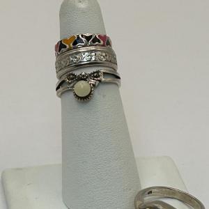 Photo of LOT 78: Silver Ring Collection