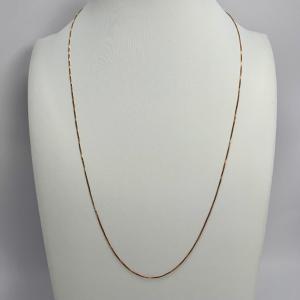 Photo of LOT:50: 14k Gold 20" Chain - Italy 1.4g