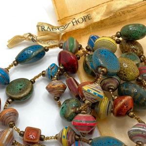 Photo of LOT 91: Artisan Beads by Trades of Hope - 48"