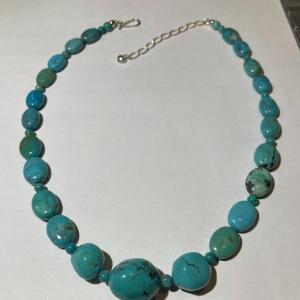 Photo of Jay King (DTR) Sterling Silver New Never Used Fashion Turquoise Beads 18"-20" Ad