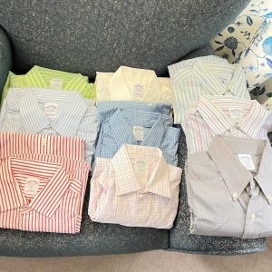 Photo of Lot of 9 Brooks Brothers Long Sleeve Mens Shirts