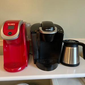 Photo of Lot of 3 Keurig - 2 Pod Coffee Makers + Thermal Carafe