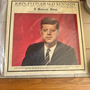 Photo of John F Fitzgerald Kennedy A Memorial Album Vinyl LP Speeches Premier 2099