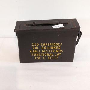 Photo of 250 Cartridges Cal. .30 Linked Ammo Box