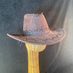 Photo of Faux Leather Ranch Hat