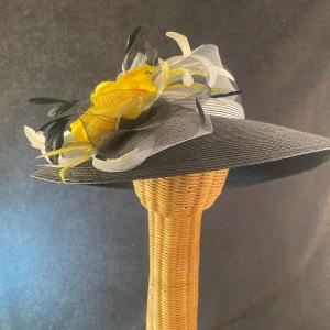 Photo of Wide Brim Hat with Yellow Bow