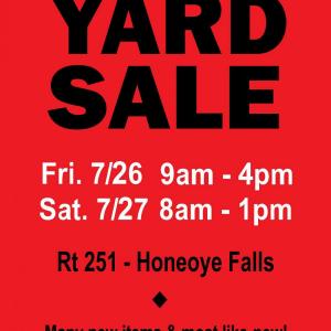 Photo of Garage / Yard Sale – Honeoye Falls on Rt. 251